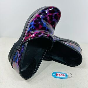 Dansko Women's Professional - Painted Leopard Patent - 38